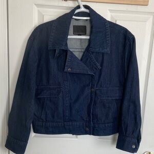 Banana Republic Women's Dark Blue Jean Jacket